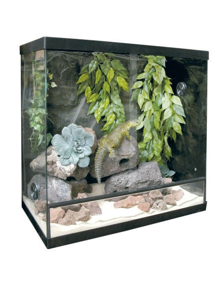 KIT para Terrario Repti Selva Cristal 85 L: Entorno Ideal y Completo para Reptiles - CPA